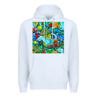 White boy child coffee cup and teddy bear with thunderbolts and camouflage s Premium Hoodie - BundleAndBundleShop