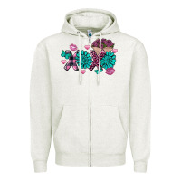 Oatmeal Heather Xoxo Valentine's Day Turquoise Gem Zipper Hoodie - FaDigitalArtStudio