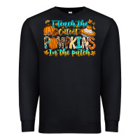Black i teach the cutest pumpkins in the patch Premium Sweatshirt - CowhideDigitalArt