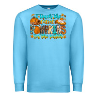 Ocean Blue i teach the cutest pumpkins in the patch Premium Sweatshirt - CowhideDigitalArt