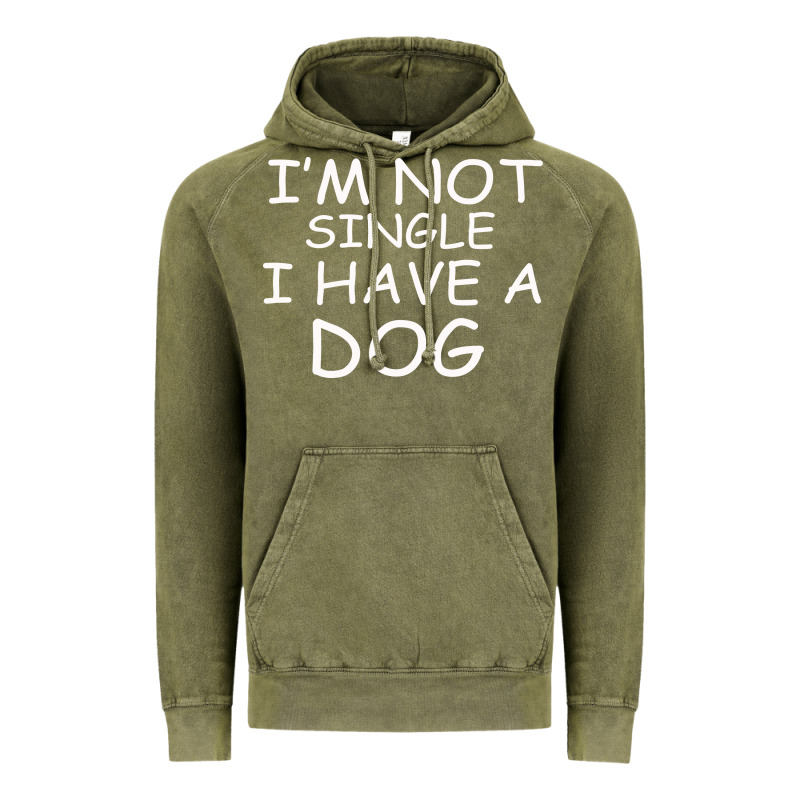 I M Not Single I Have A Dog Vintage Hoodie by Bettercallsaul | Teevron