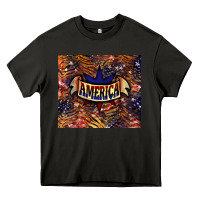 Asphalt tiger america Heavy Core Tee - NancyCooperArtShop