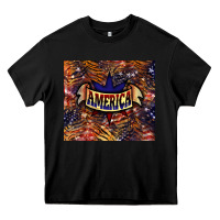 Black tiger america Heavy Core Tee - NancyCooperArtShop