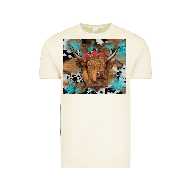 Western Roses Cow Vintage Tee by RanaPortraitStore | Teevron