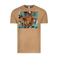Vintage Camel western roses cow Vintage Tee - RanaPortraitStore