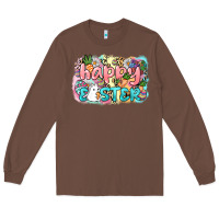 Chestnut Happy Easter Day Long Sleeve Tee - HowdyJamesFarm
