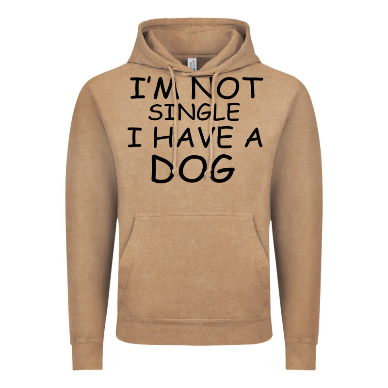 I M Not Single I Have A Dog Vintage Hoodie by Bettercallsaul | Teevron