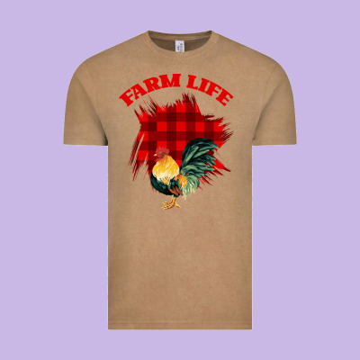 Farm Life Vintage Tee Designed By Bettercallsaul