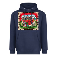 Navy summer vibes Heavyweight Hoodie - CowhideDigitalArt