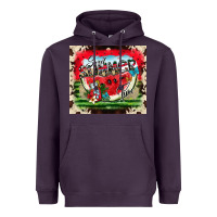 Plum summer vibes Heavyweight Hoodie - CowhideDigitalArt
