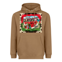 Toasted Coconut summer vibes Heavyweight Hoodie - CowhideDigitalArt