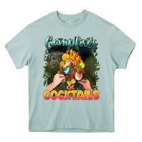 Arona campfirescocktails Heavy Core Tee - NancyCooperArtShop