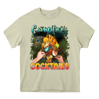 Mossy campfirescocktails Heavy Core Tee - NancyCooperArtShop