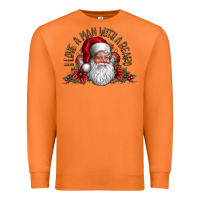 Carrot i love a man with beard Premium Sweatshirt - CowhideDigitalArt