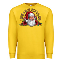 Lemon i love a man with beard Premium Sweatshirt - CowhideDigitalArt