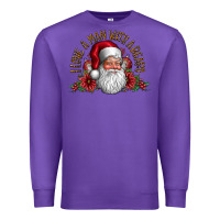 Purple i love a man with beard Premium Sweatshirt - CowhideDigitalArt