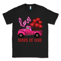 Black valentine's day loads of love turck with balloons Classic Tee - RanaPortraitStore