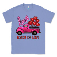 Colony Blue valentine's day loads of love turck with balloons Classic Tee - RanaPortraitStore