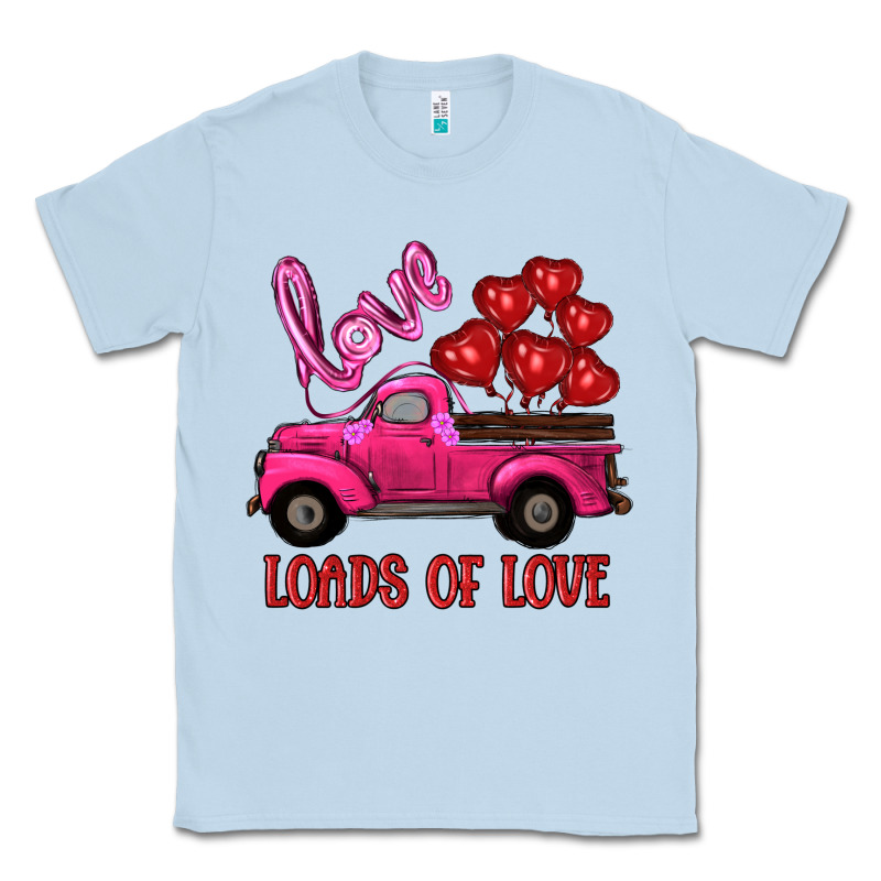 Valentine's Day Loads Of Love Turck With Balloons Classic Tee by RanaPortraitStore | Teevron