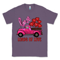 Lavender valentine's day loads of love turck with balloons Classic Tee - RanaPortraitStore