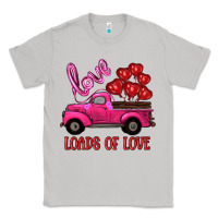 Moon Dust valentine's day loads of love turck with balloons Classic Tee - RanaPortraitStore