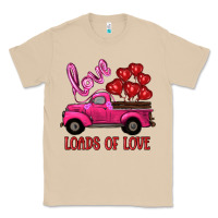 Mushroom valentine's day loads of love turck with balloons Classic Tee - RanaPortraitStore