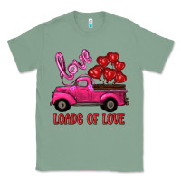 Sage valentine's day loads of love turck with balloons Classic Tee - RanaPortraitStore
