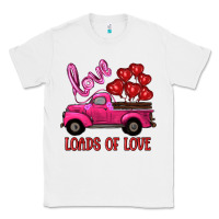 White valentine's day loads of love turck with balloons Classic Tee - RanaPortraitStore