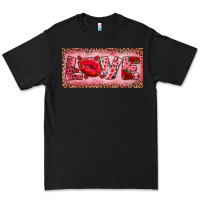 Black Pink Love Kiss Valentine's Day Premium Tee - RanaPortraitStore