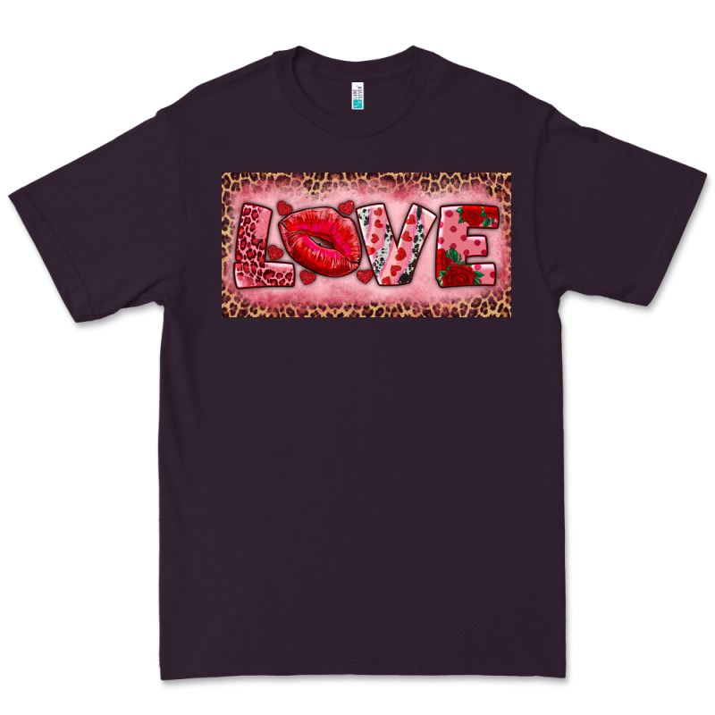 Pink Love Kiss Valentine's Day Premium Tee by RanaPortraitStore | Teevron