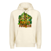 Sandshell Jesus junkie St. Patricks Day Premium Hoodie - FaDigitalArtStudio