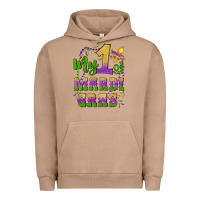 Pigment Burro my first mardi gras glitter fleur de lis Urban Hoodie - Artiststas