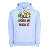 Pigment Grape Ice my first mardi gras glitter fleur de lis Urban Hoodie - Artiststas