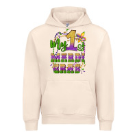 Sandshell my first mardi gras glitter fleur de lis Urban Hoodie - Artiststas