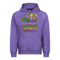 Tulip my first mardi gras glitter fleur de lis Urban Hoodie - Artiststas