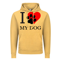 Vintage Mustard I My Dog Vintage Hoodie - Bettercallsaul
