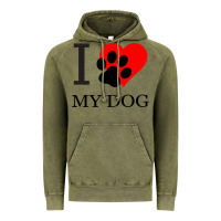 Vintage Olive I My Dog Vintage Hoodie - Bettercallsaul