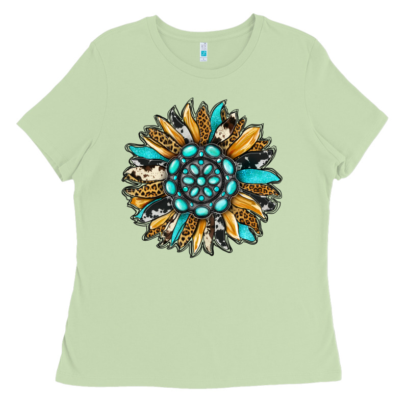 Gemstone Sunflower Ladies Tee by RanaPortraitStore | Teevron