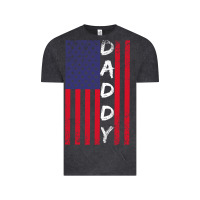 Vintage Black Daddy American Flag Vintage Tee - Bettercallsaul