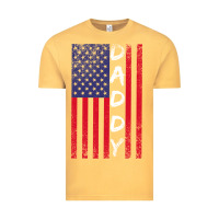 Vintage Mustard Daddy American Flag Vintage Tee - Bettercallsaul