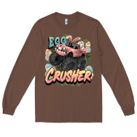 Chestnut Egg crusher Easter truck Easter Day Long Sleeve Tee - HowdyJamesFarm