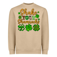 St. Patrick's Shake Your Shamrocks Heavyweight Sweatshirt | Teevron