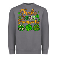 Storm St. Patrick's Shake your shamrocks Heavyweight Sweatshirt - OliviaCreatesArt