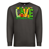 Smoke love st patricks day Premium Sweatshirt - CowhideDigitalArt