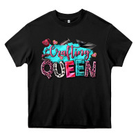 Black crafting queen Heavy Core Tee - NancyCooperArtShop