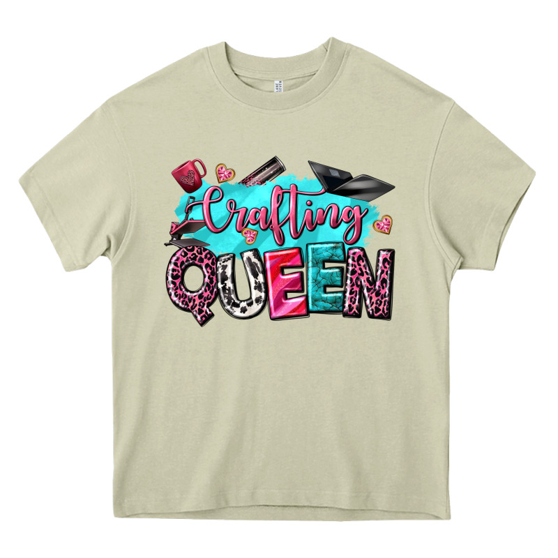 Crafting Queen Heavy Core Tee by NancyCooperArtShop | Teevron