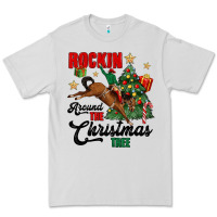 Dove Grey rockin around the christmas tree Premium Tee - MaliasSmallBusiness