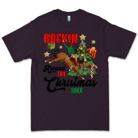 Plum rockin around the christmas tree Premium Tee - MaliasSmallBusiness