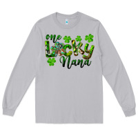 Moon Dust St. Patrick's Day One Lucky Nana Long Sleeve Tee - RanaPortraitStore