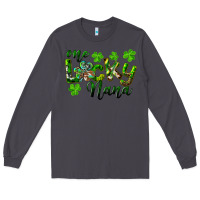 Smoke St. Patrick's Day One Lucky Nana Long Sleeve Tee - RanaPortraitStore